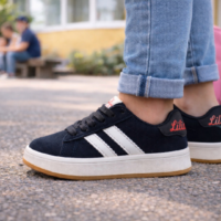 Basket Black / Campus Fille