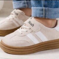 Basket Samba beige Garçon